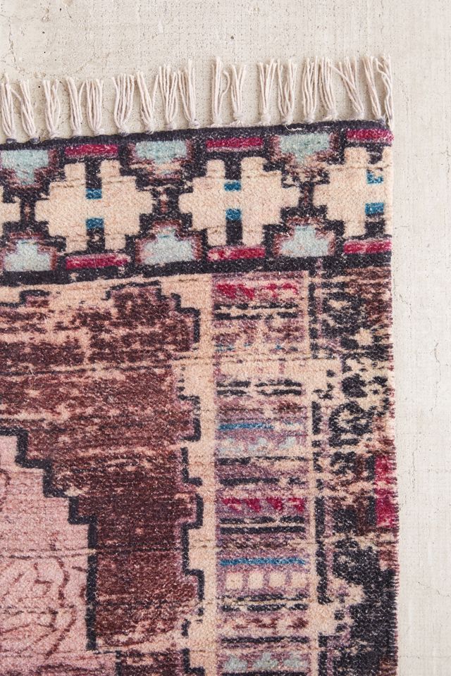 Zelda Kilim Printed Chenille Rug #4