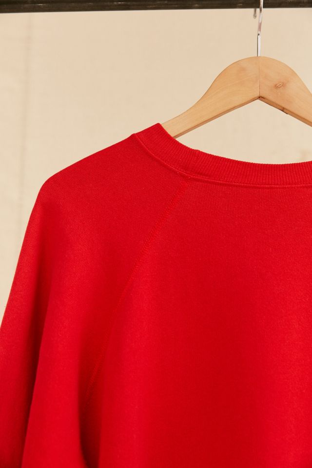 Vintage Red + White Heart Sweatshirt #4