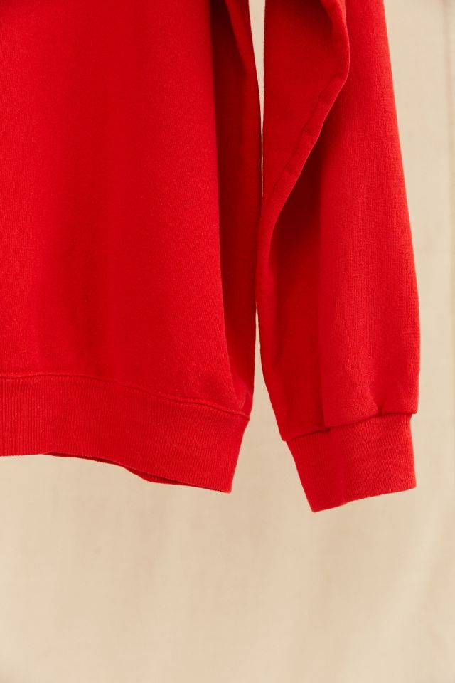 Vintage Red + White Heart Sweatshirt #5
