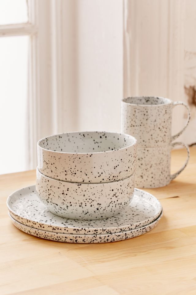 12-Piece Speckled Dinnerware Set #1