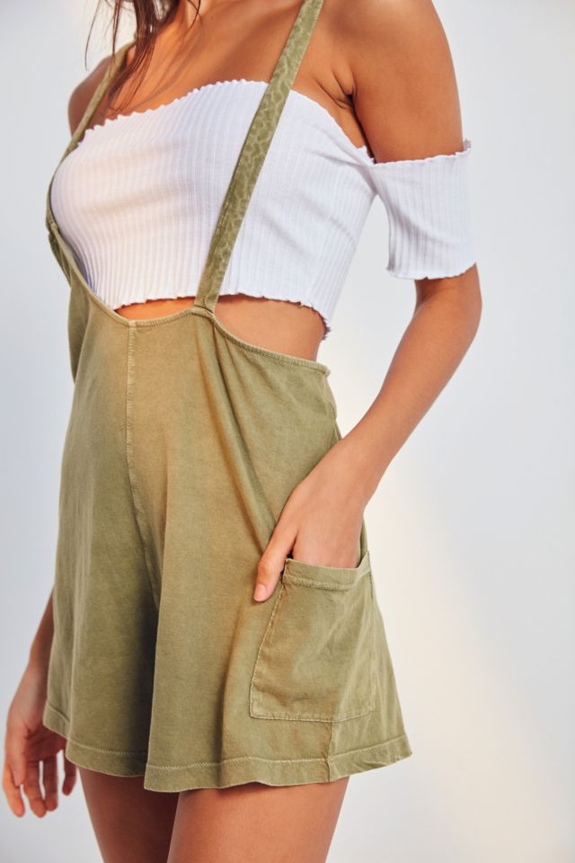 Out From Under Own It Asymmetrical Overall Romper #2