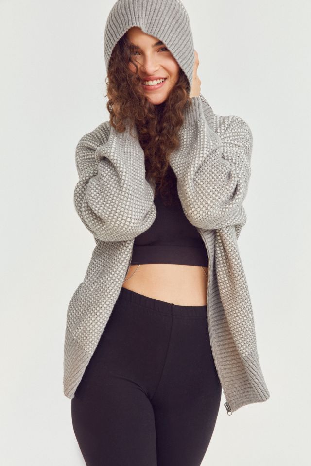 BDG High/Low Zip Hoodie Cardigan #2