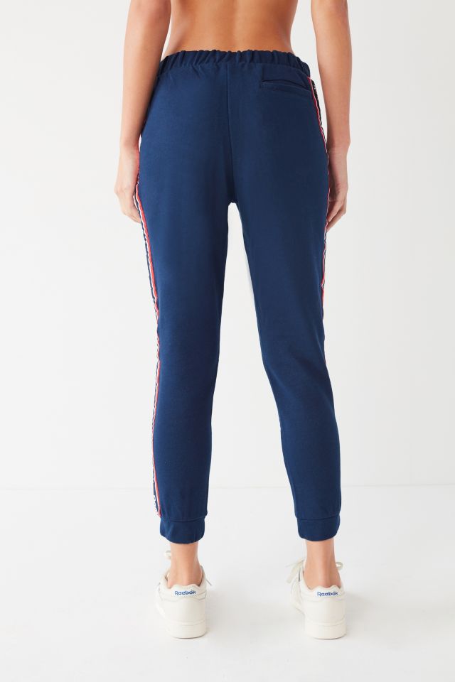 Reebok Navy Striped Skinny Jogger Pant #3