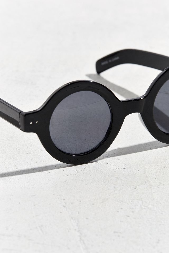 Chunky Plastic Round Sunglasses #2