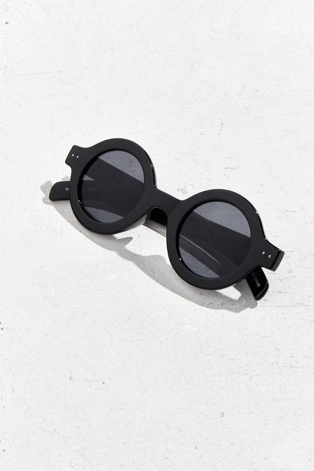 Chunky Plastic Round Sunglasses #4