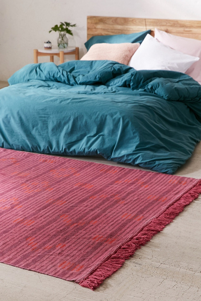 Cayler Cotton Geo Print Rug | Urban Outfitters Canada