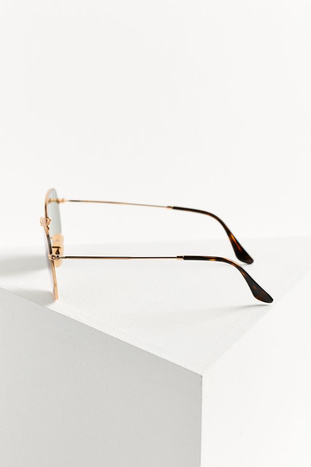 Ray-Ban Oversized Hexagonal Sunglasses #3
