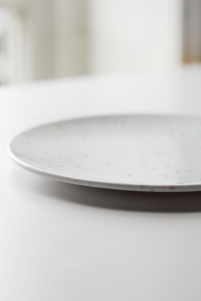 Zak Designs Rainbow Confetti Salad Plate #1