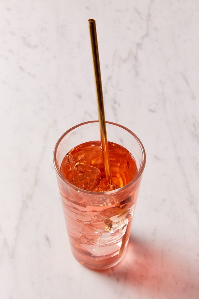 W&P Design 10" Metallic Straws Set #2