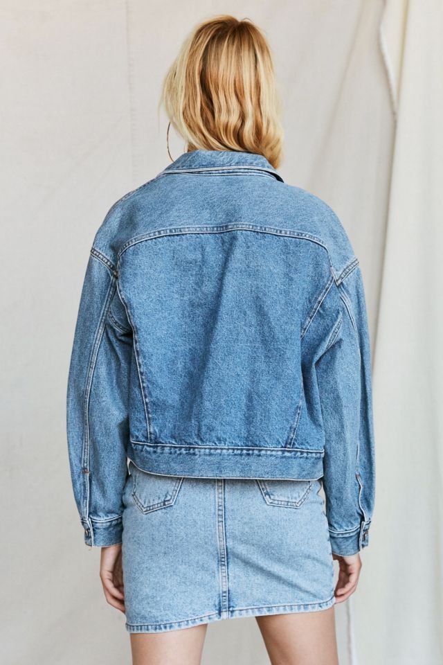Vintage GUESS By Marciano '80s Cropped Denim Jacket #4