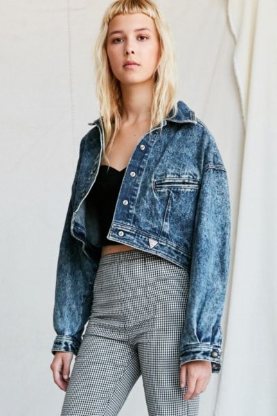 ジャケット・アウター archive 90s guess crop tracker jacket 42337667_000_b