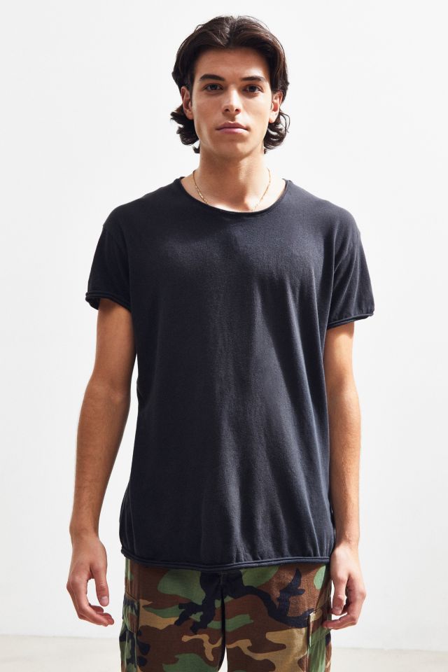 UO Lightweight Raw Hem Tee | Urban Outfitters