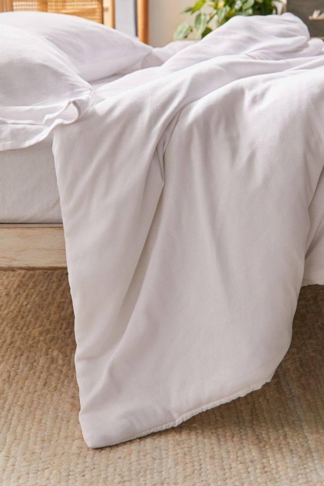 Urban Outfitters faded ribbed jersey store comforter