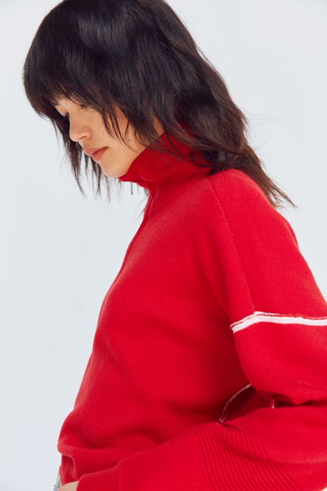 Silence + Noise Double-Knit Half-Zip Pullover Sweater #2