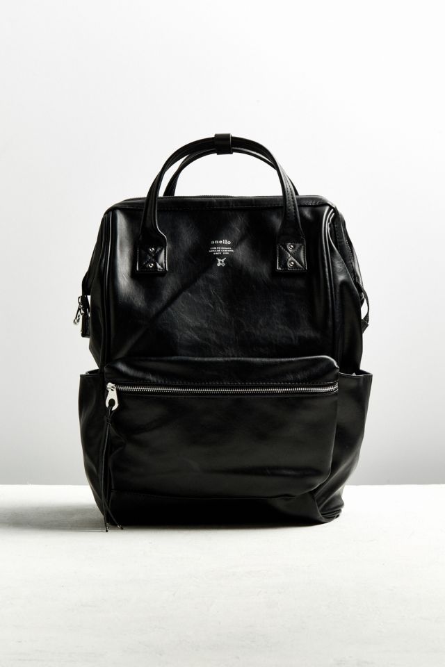 anello Faux Leather Square Backpack Urban Outfitters