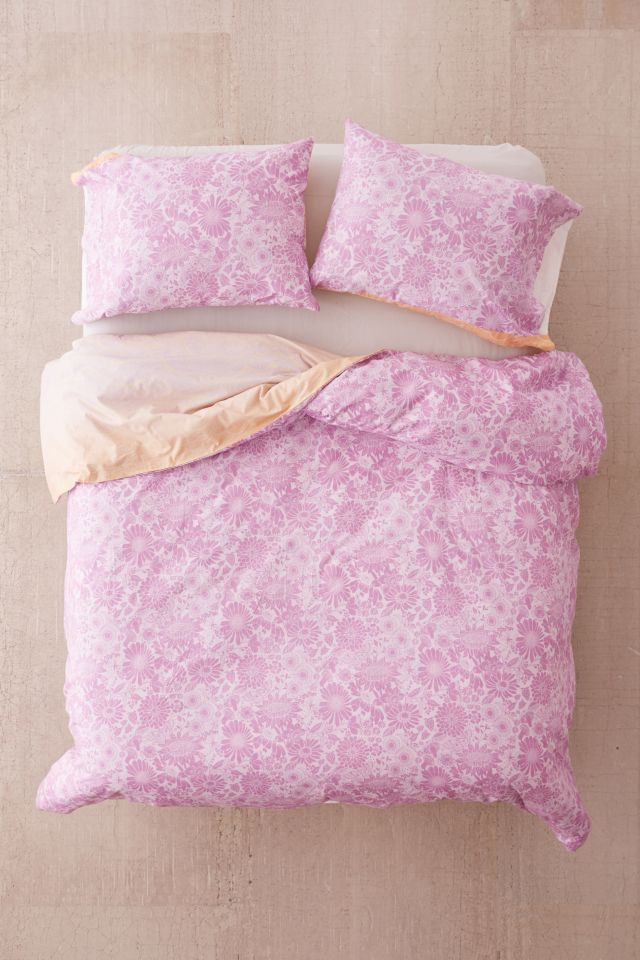 Daphne Floral Cloud Reversible Duvet Cover #1