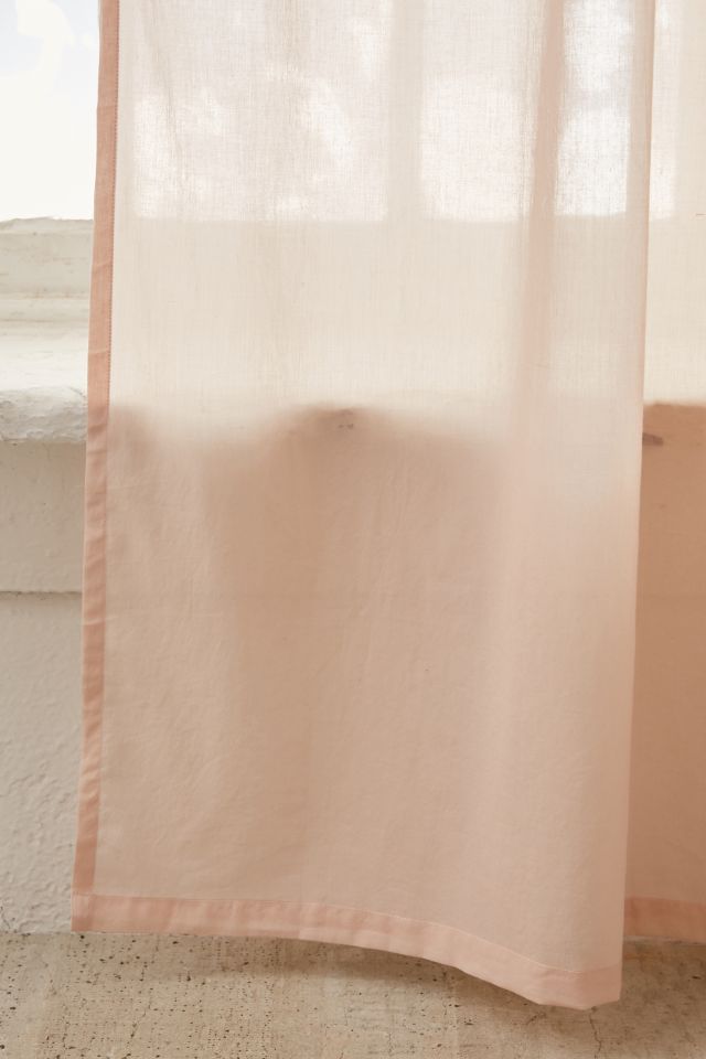 Rideau de fenêtre en voile de coton transparent #4