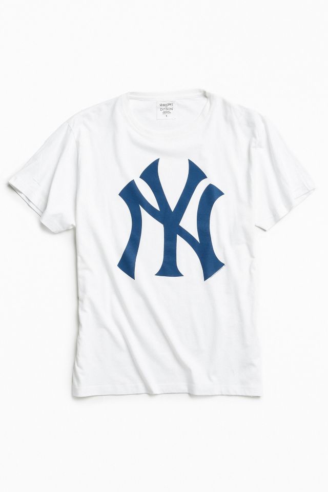 New Era New York Yankees MLB Camp Long Sleeve Tee in Brass, Men's at Urban Outfitters