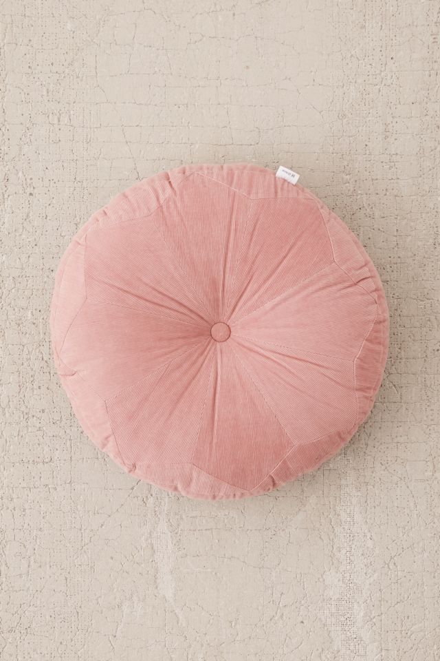 Corduroy Pillow Pouf #1