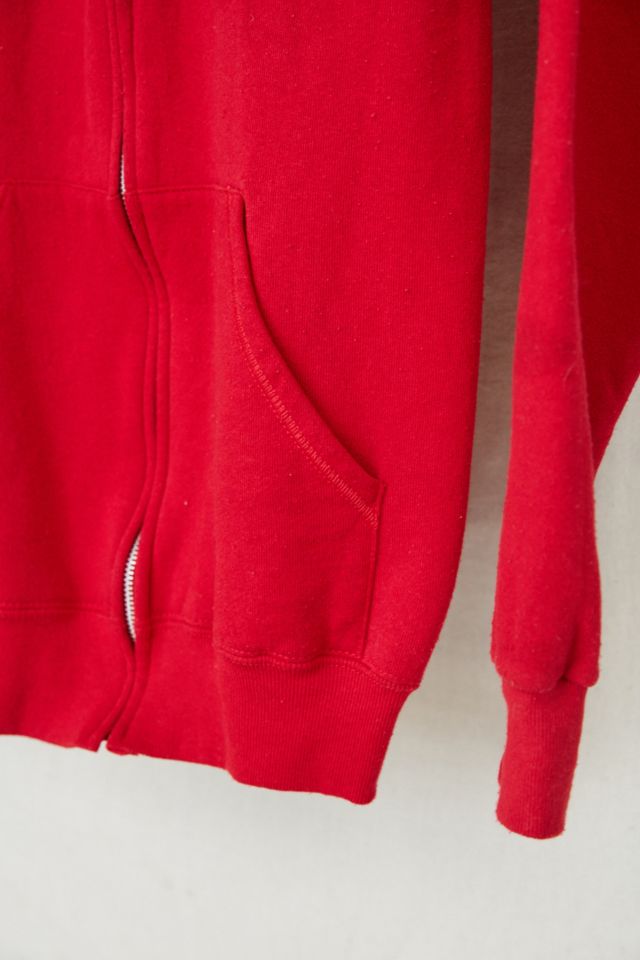 Kangourou vintage Mickey Mouse rouge avec fermeture à glissière #3
