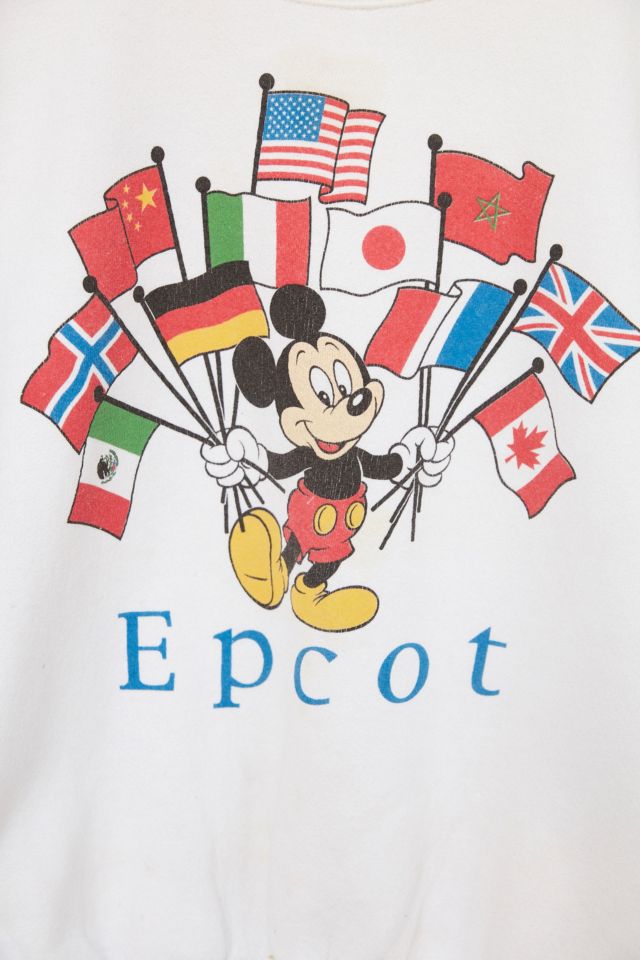 Sweatshirt à col rond vintage Mickey Mouse Epcot #2