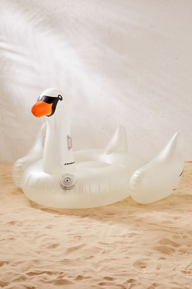 Giant Light-Up LED Swan Pool Float #1