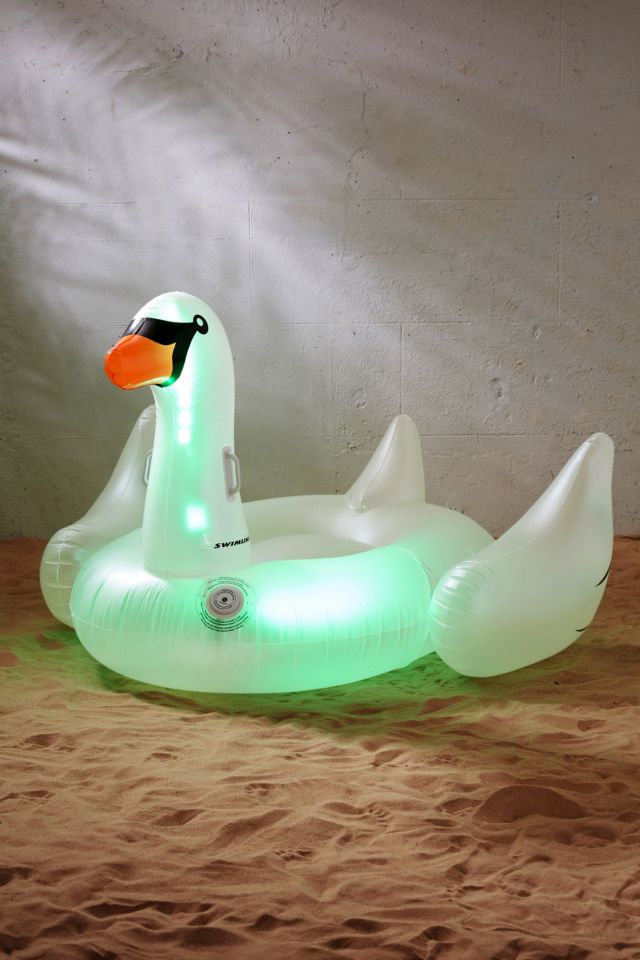 Giant Light-Up LED Swan Pool Float #3