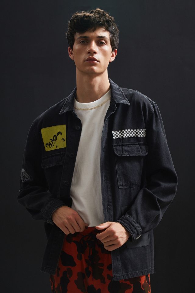 UO Graphic Patches Denim Overshirt #2