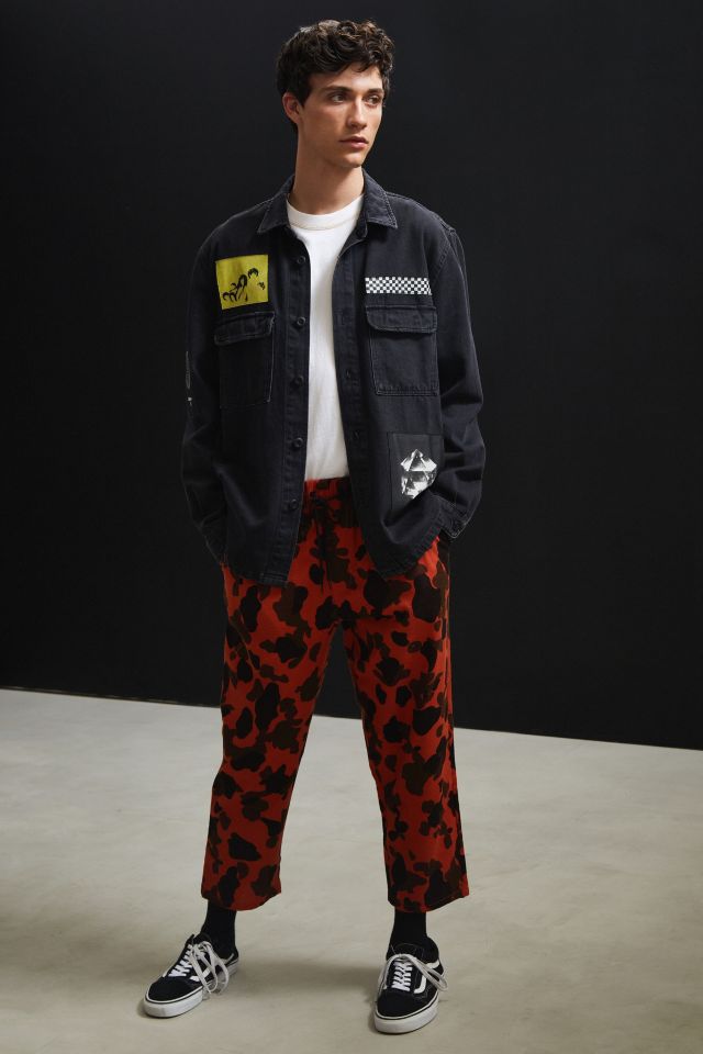 UO Graphic Patches Denim Overshirt #4