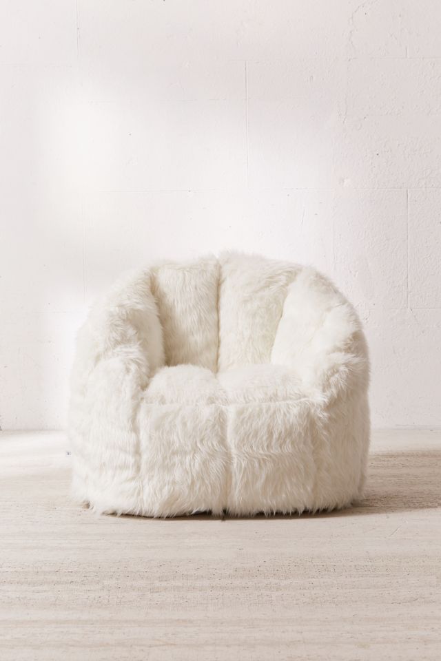 Maggie Faux Fur Shag Chair #1