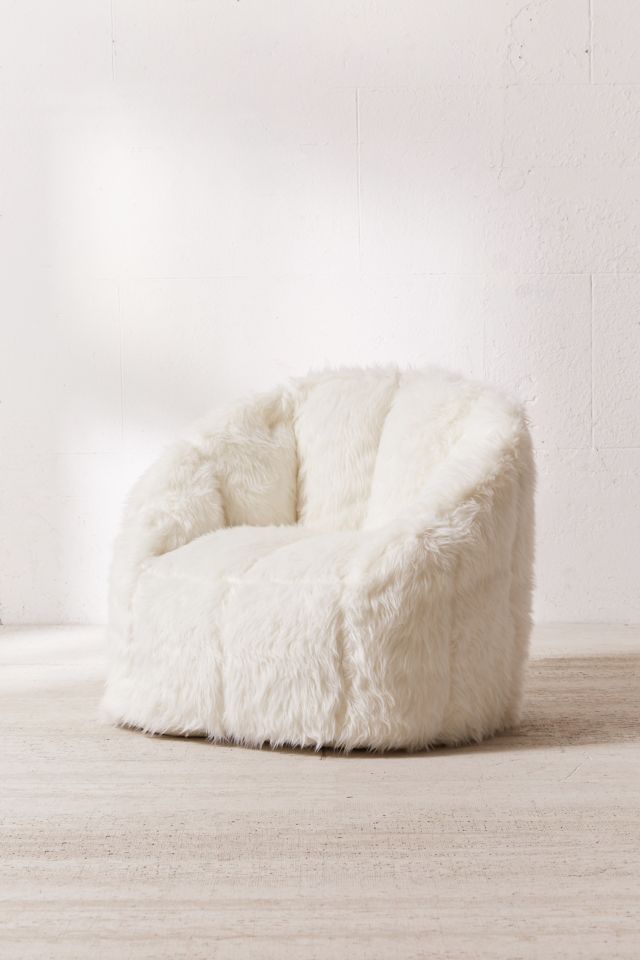 Maggie Faux Fur Shag Chair #2