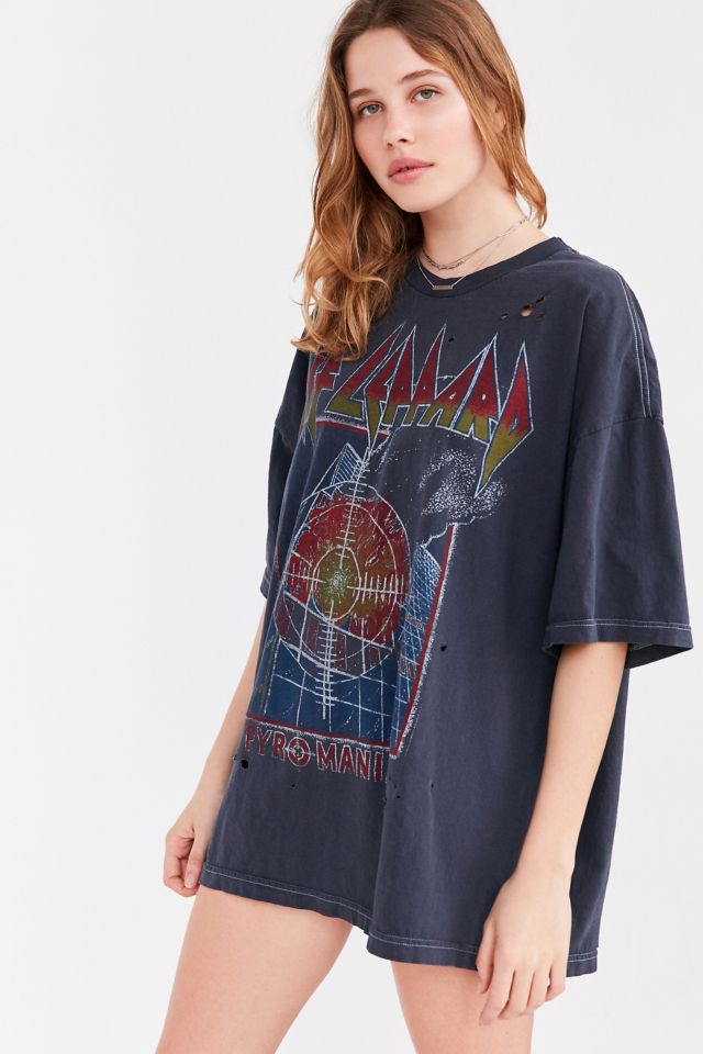Def Leppard Oversized Tee #1
