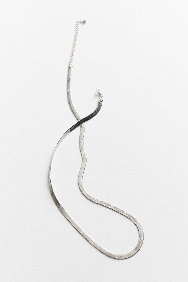 Long Icon Snake Chain Necklace #1