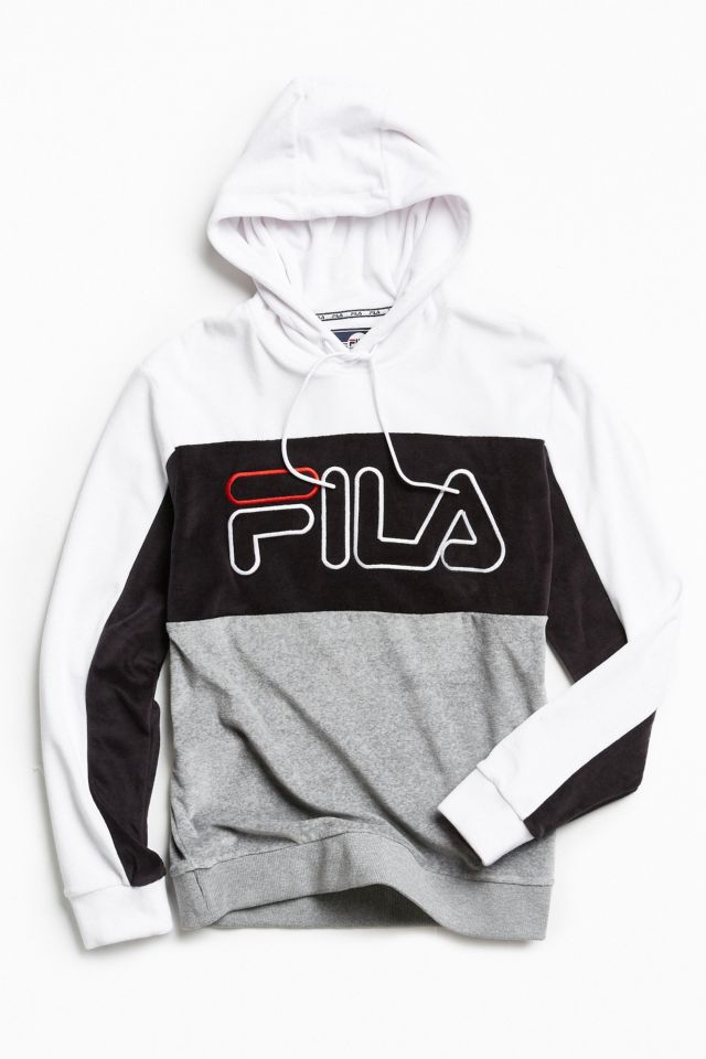 Fila store velvet hoodie