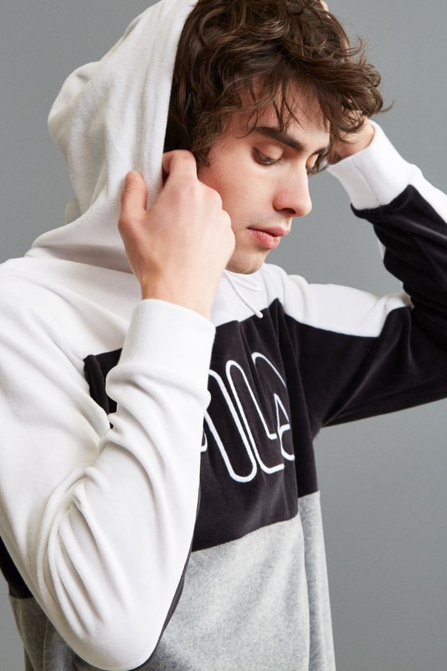 FILA Velour Hoodie Sweatshirt #4