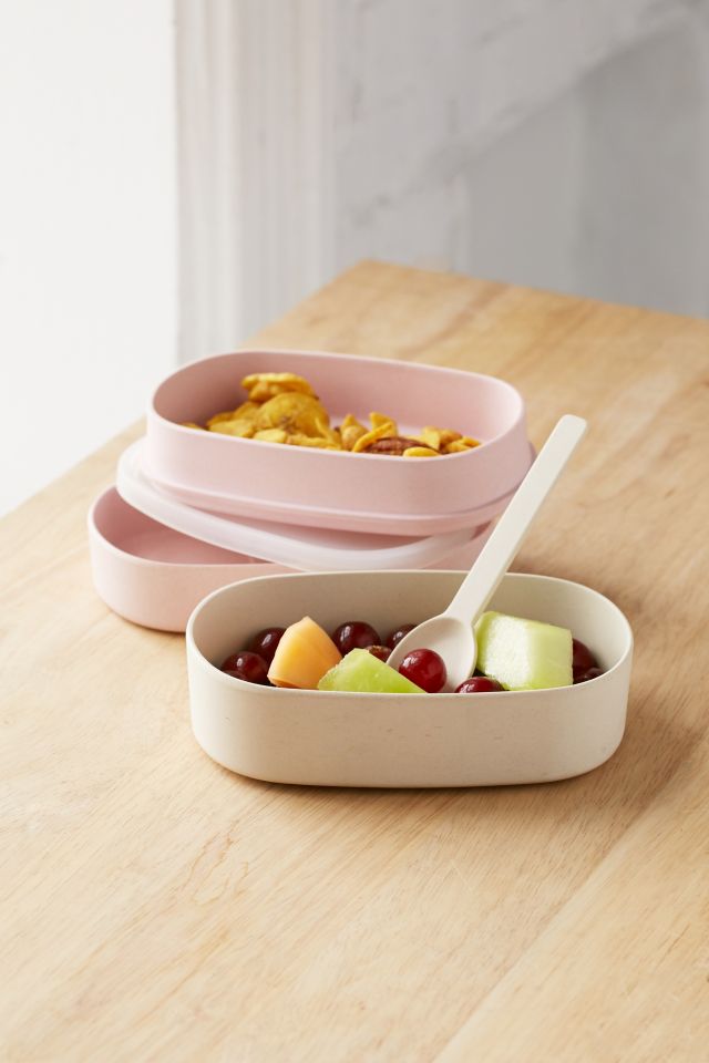 Bamboo All-In-1 Bento Lunch Box #1