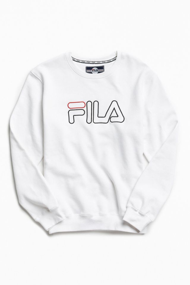 White fila sale crewneck