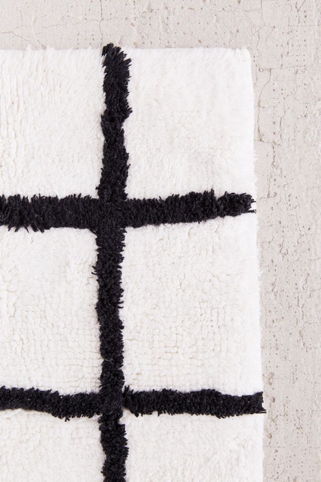 Wonky Grid Bath Mat #2