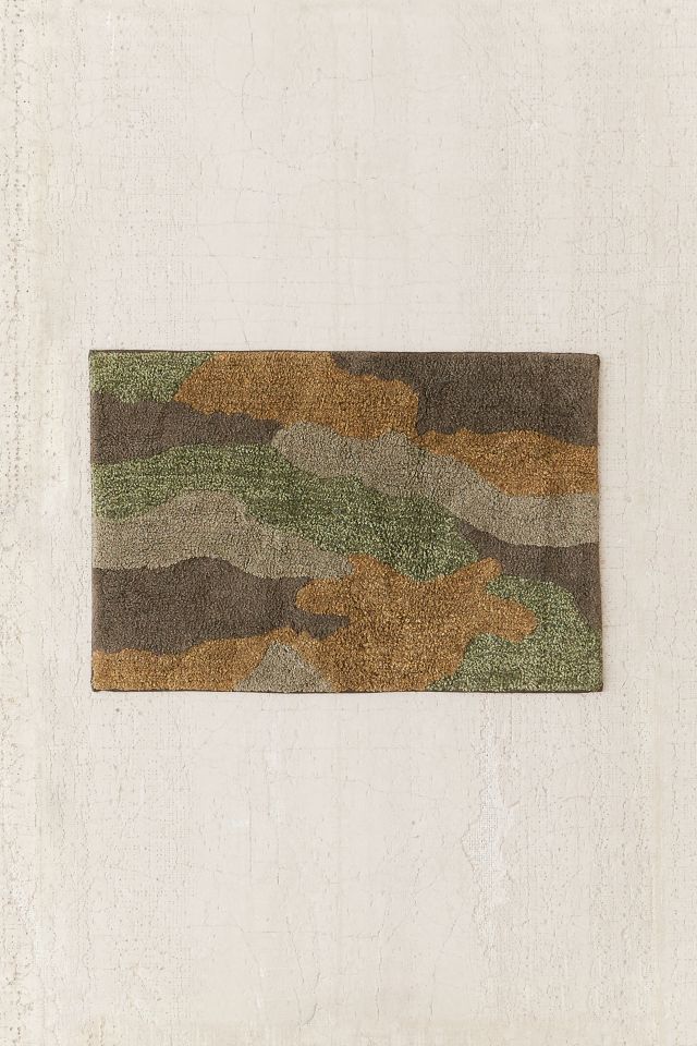 Camo Tufted Bath Mat #1