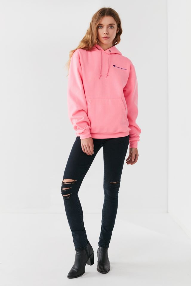 Champion & UO Reverse Weave Mini Logo Hoodie Sweatshirt #1