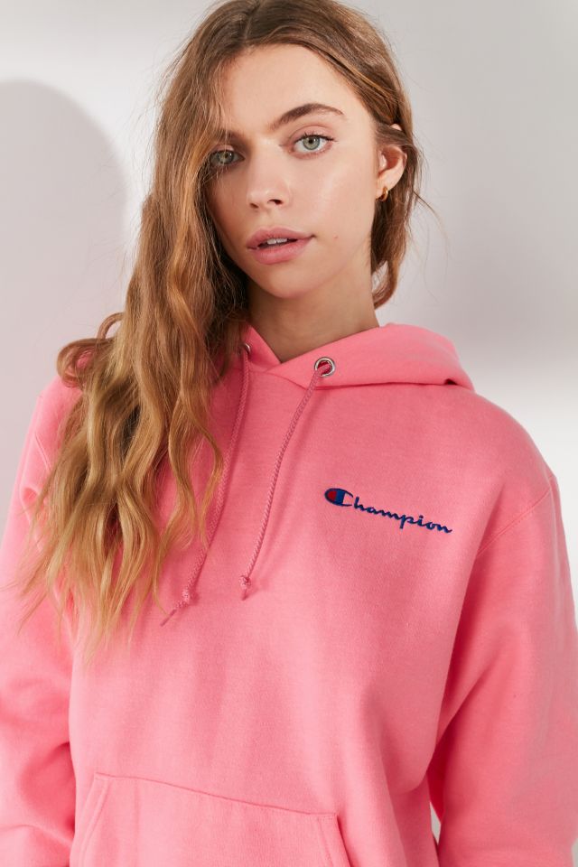 Urban outfitters discount pink champion hoodie