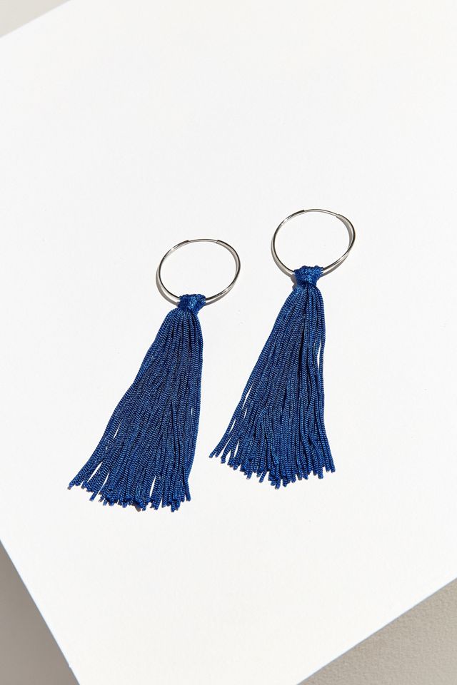 Cordelia Tassel Hoop Earring #1
