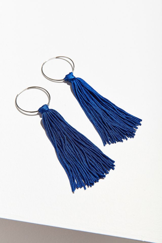 Cordelia Tassel Hoop Earring #2