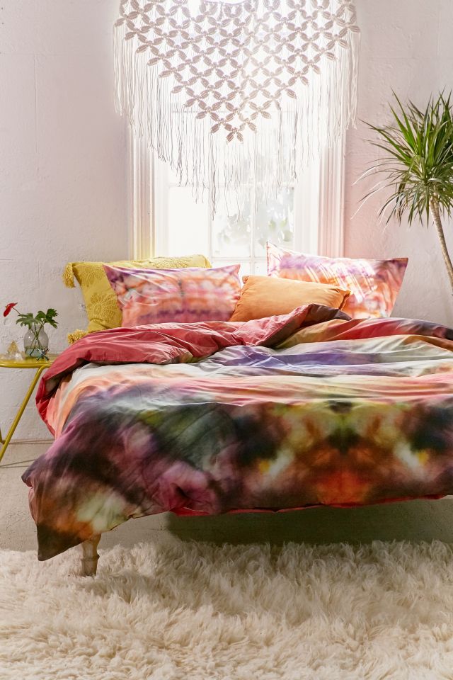 Keeley Rainbow Tie-Dye Duvet Cover #1