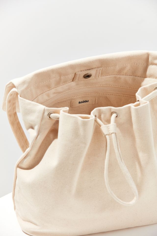 Urban Outfitters Canvas Bucket Bag in Natural