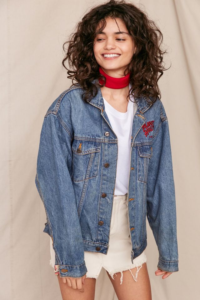 Vintage Planet Hollywood Lake Tahoe Denim Jacket #1