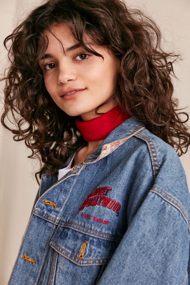 Vintage Planet Hollywood Lake Tahoe Denim Jacket #2