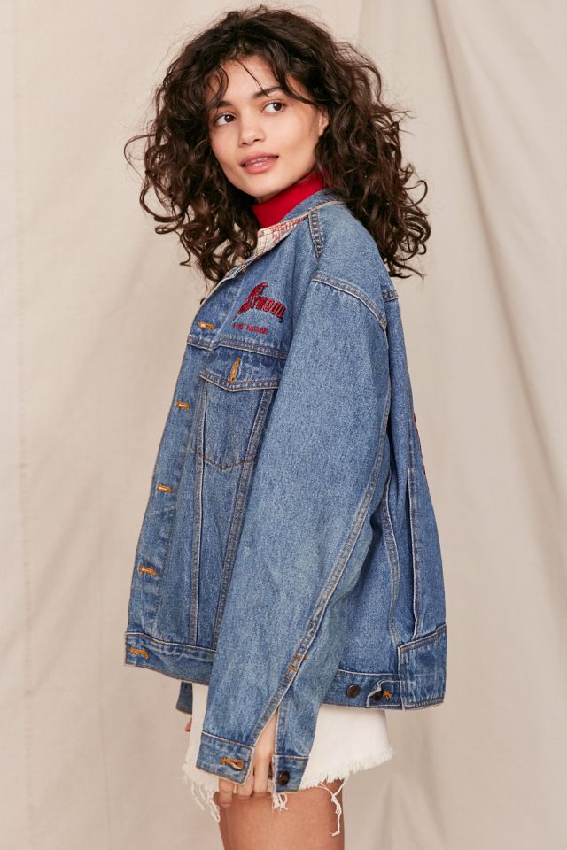 Vintage Planet Hollywood Lake Tahoe Denim Jacket #4