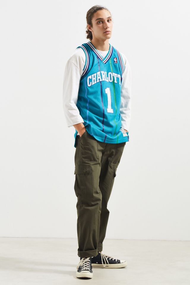Mitchell & Ness Charlotte Hornets Muggsy Bogues ’92 – ‘93 Basketball Jersey #5