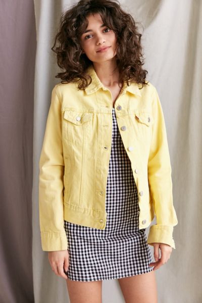 Levi's Girls Large Mustard Yellow Jean Jacket